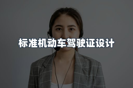 标准机动车驾驶证设计